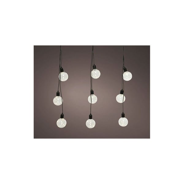 Utomhus ljusslinga globformad IP44 3m 12 LED-lampor