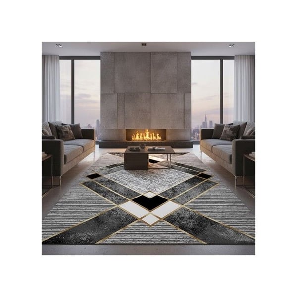 Matta - MELIS HOME - Modern - Geometrisk - Tvättbar - Halkfri