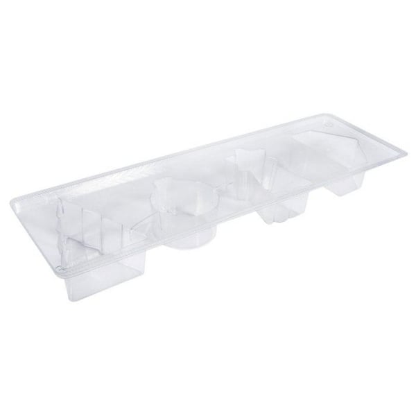 Tvålform: jul, djup 3cm, 4 st