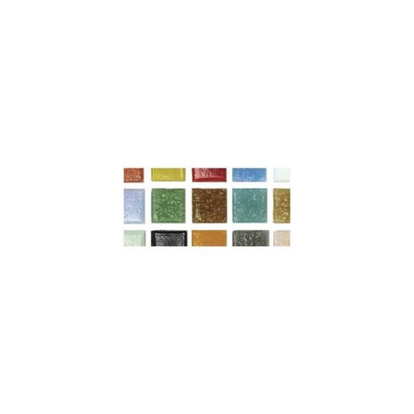 Mosaikstenar, 1x1cm, ca 1500 bitar, vikt 1kg, blandade färger