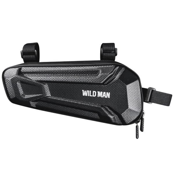 Cykeltasche - Wildman - XT9 - 1.8L - Vattentät - Stötsäker - Fastsättning med kardborre