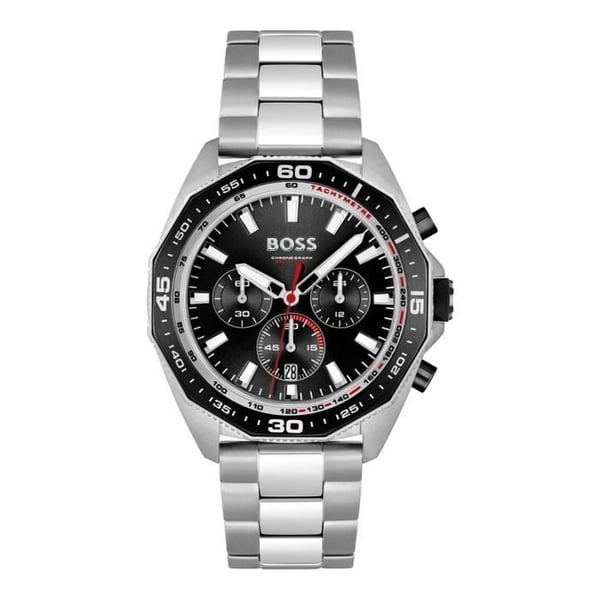 Hugos Boss Steel Watch Energy Watch HB1513971 Silver