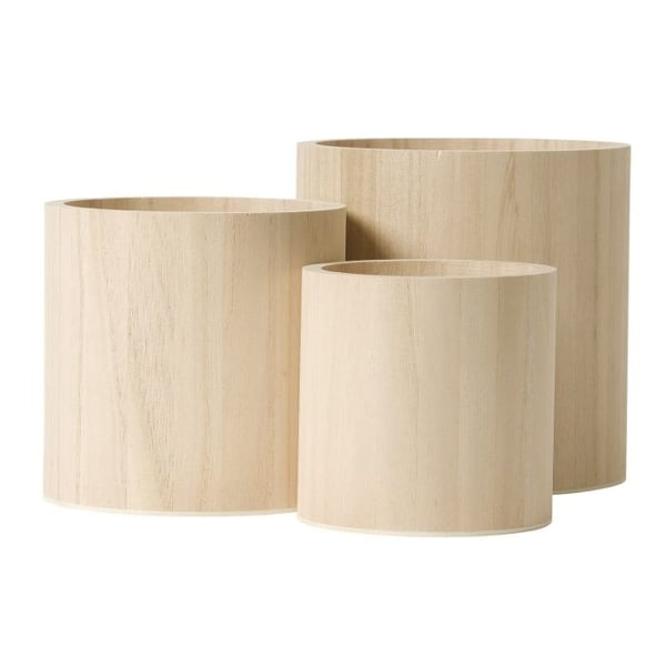 MégaCréa DIY - Blomkruka i trä 3 delar