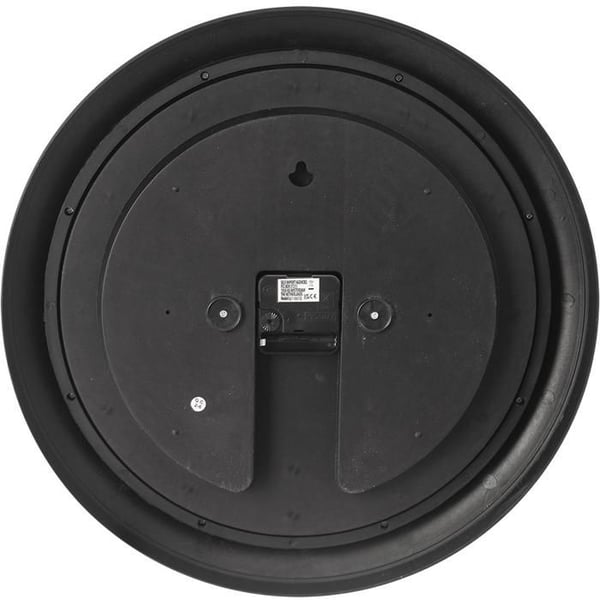 Väggklocka - ORION - Rund modell - Diameter 40,5 cm - Svart färg - Nutida stil