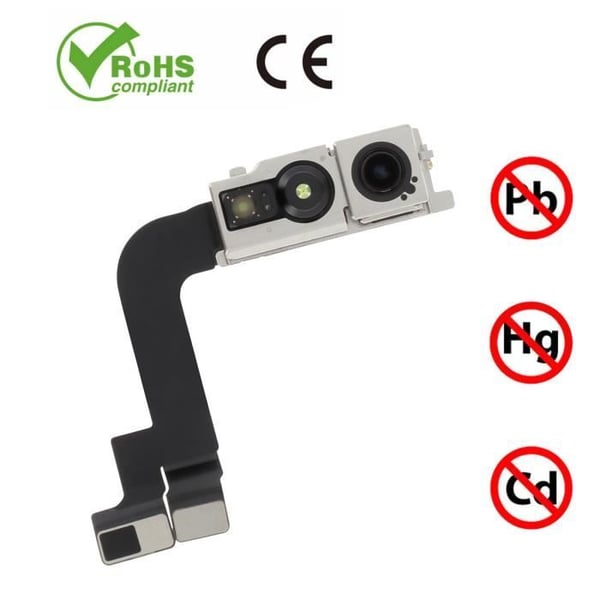 Framkamera - RELIFE - iPhone 15 Pro Max - Selfie-sensor 12MP - Svart