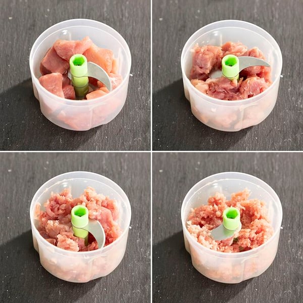 Hachoir - INNOVAGOODS - Echoppie - Uppladdningsbar - Bärbar - Plast