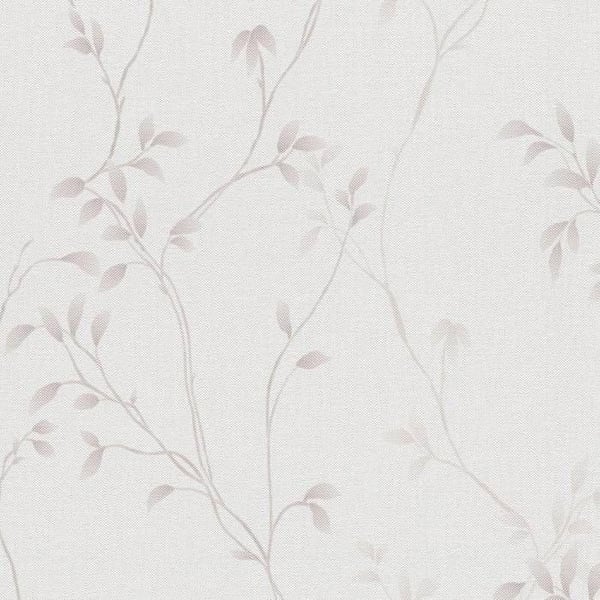 Non-woven tapeter - ecru - träd / löv - Mönstrade tapeter - Pure Elegance - A.S