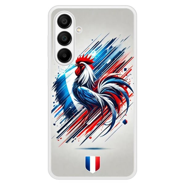 Siliconförstärkt tryckt skal kompatibelt med Samsung Galaxy A15 Coq Français