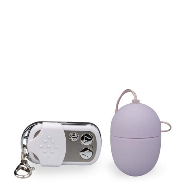 Vibrerande fjärrstyrd ägg - Avståndsvibrator för par - Lila