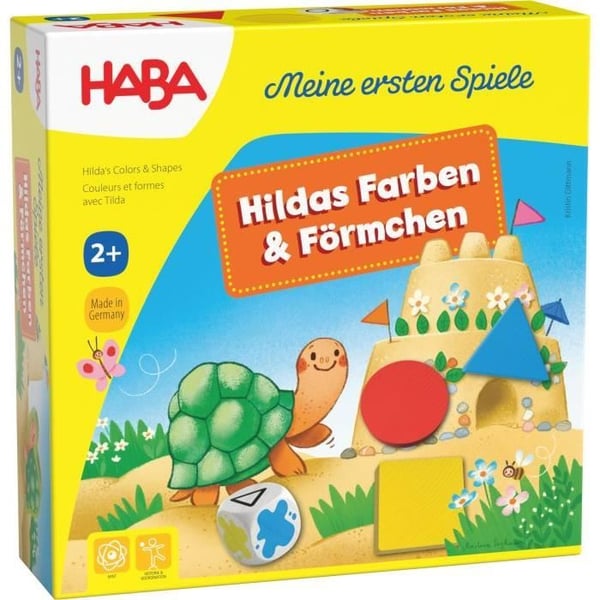 Sällskapsspel - HABA - Mina första spel - Hildas färger & former - Blandad - Från 3 år