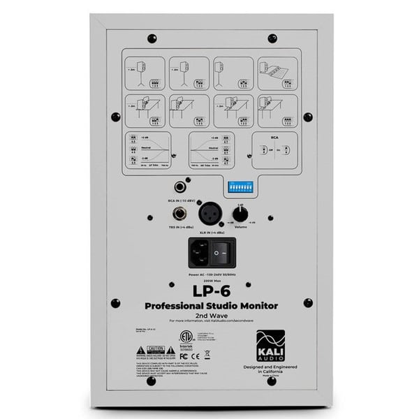 Kali Audio LP-6 2nd Wave Vit Monitorhögtalare