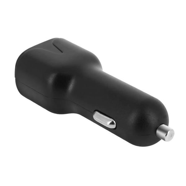 Laddare bil - Setty - Cigarettenständare - Dubbel USB- och USB-C-utgång - 2.4A - Överspänningsskydd