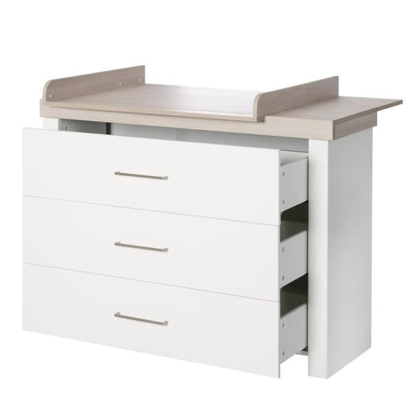 Chambre Bebis Duo Lucy - ROBA - Säng 70x140 cm - Bred Skötbord