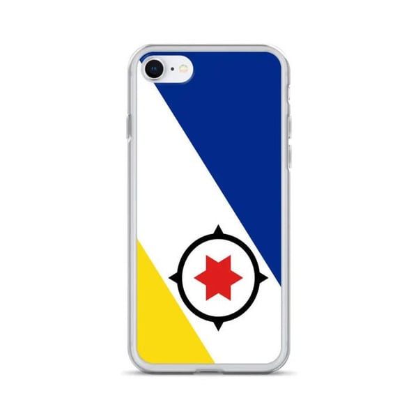 Telefonfodral – Bonaire Flagga – Kompatibel med iPhone 6S Plus – Flexibelt Fodral – Slitstarkt och Stötsäkert - Silikon - Pixelforma