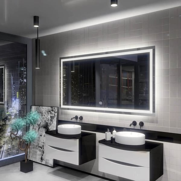 Alasta, LED-spegel med Touch Switch, Atlanta 180x100 cm