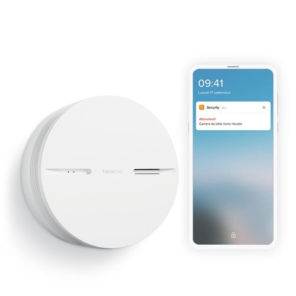 Netatmo Intelligent Røgalarm INK005 Hvid Wi-Fi Alarm 85dB