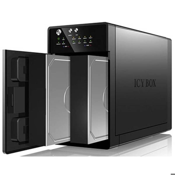 Levypaikka - RaidSonic - IB-RD3620SU3 - 2 Levypaikkaa - SATA 3Gb/s - USB 3.0 ulkoinen