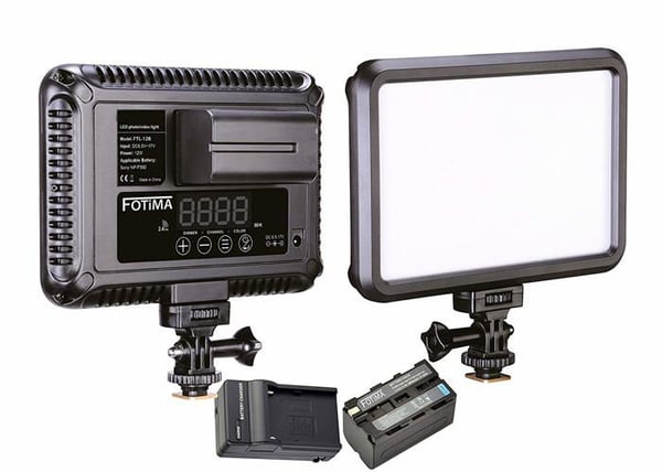 LED-projektor - FOTIMA - FTL-12B - 1200 Lumen - Justerbar färgtemperatur - Ultrafin