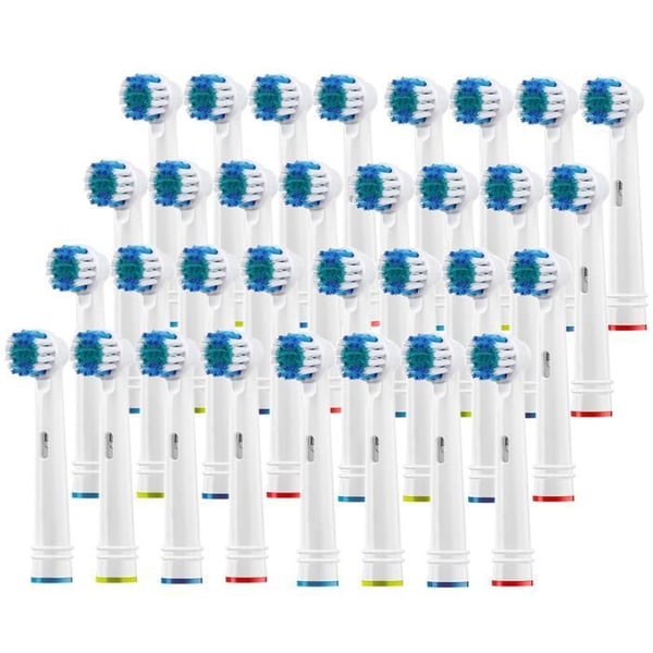 Ersättningsborstar - Oral-B - Precision Clean SB-17A - 8 munstycken - Daglig rengöring - Tandplack