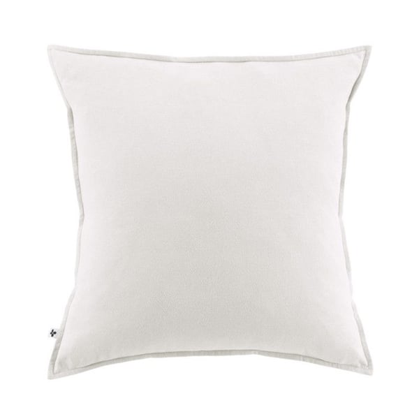 Kuddfodral alla storlekar "Candice" Flanell av Bomull med Fjärilseffekt - Candice Snö - Kuddfodral 63 x 63 cm volang