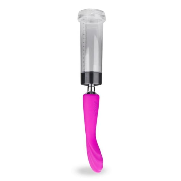 Penispump och vibrator 7 lägen - Lila