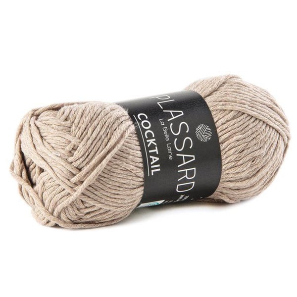 Plassard - Återvunnen sommartråd Cocktail Beige 80