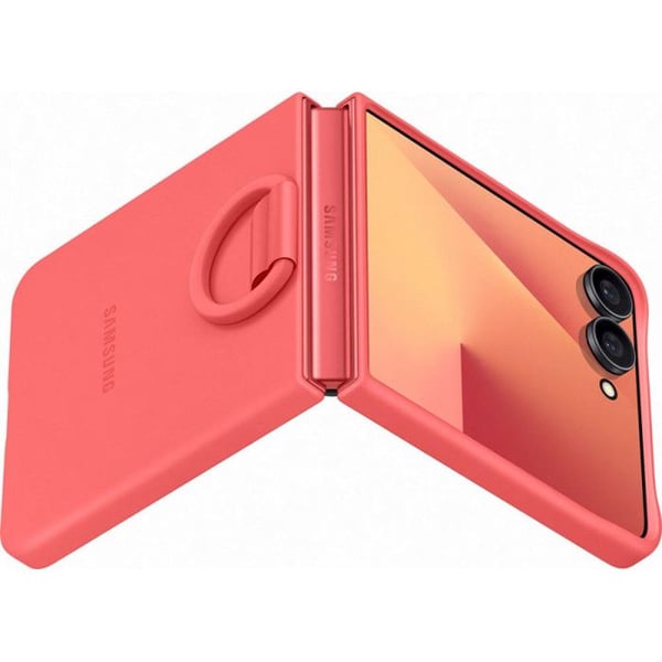 Siliconfodral - SAMSUNG - Galaxy Z Flip 7 - Korall - Mjuk - 2 års garanti