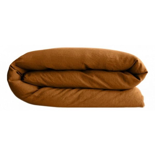 Palace påslakan 100% tvättad färgad bomull South Wind - Palace Terracotta - Påslakan 240 x 220 cm