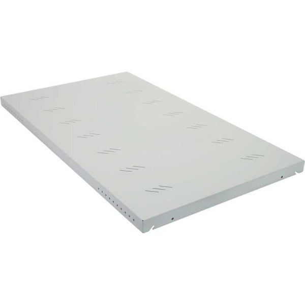 Reol - TRITON - RAC-UP-750-A4 - 1U - 750 mm - Grå RAL7035 - 80 kg