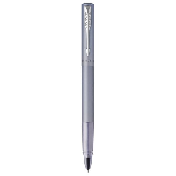 Stylo roller - PARKER - VECTOR XL - Blå sølv-lak - Sort refill - Fin spids