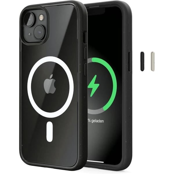 Coque - Woodcessories - iPhone 14 - Transparent - Ekologisk - Anti-gulning skydd