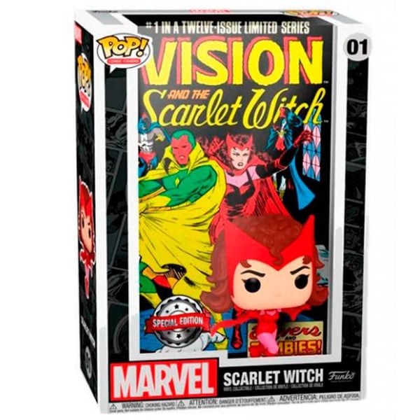 Figurine Funko POP - Funko - Scarlet Witch - 9 cm - Otroliga detaljer - Exklusiv