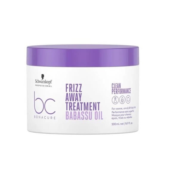 Hårmask - SCHWARZKOPF - Frizz Away - 500ml - Utjämnande vård - Anti-frizz