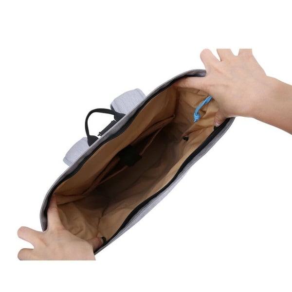 Loop Bagsmart messenger ryggsäck - Ljusgrå