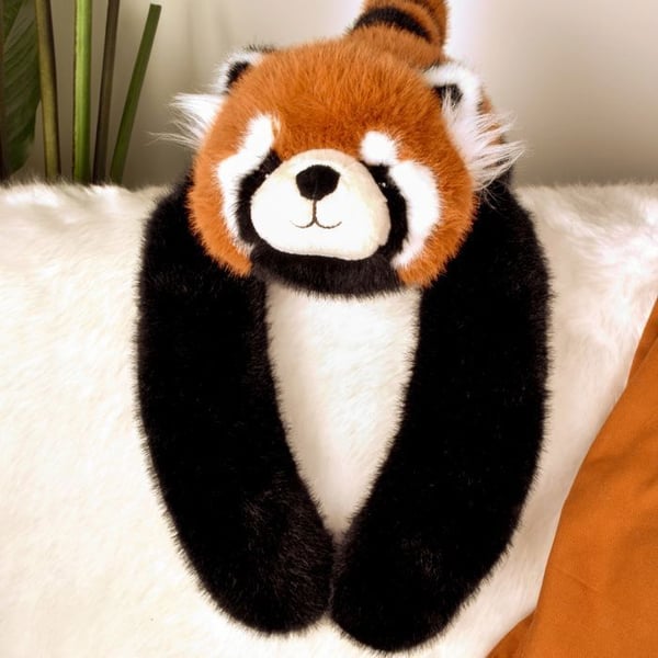 Podcolle - Den strakte røde panda - BÆRER HISTORIE - PLUSH/ Dyr - HO3366 - Brun - Polyester - Fra 3 år