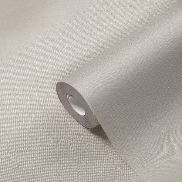 Non-woven tapet - beige - Plain / plain - Pure Elegance - A.S. Creation