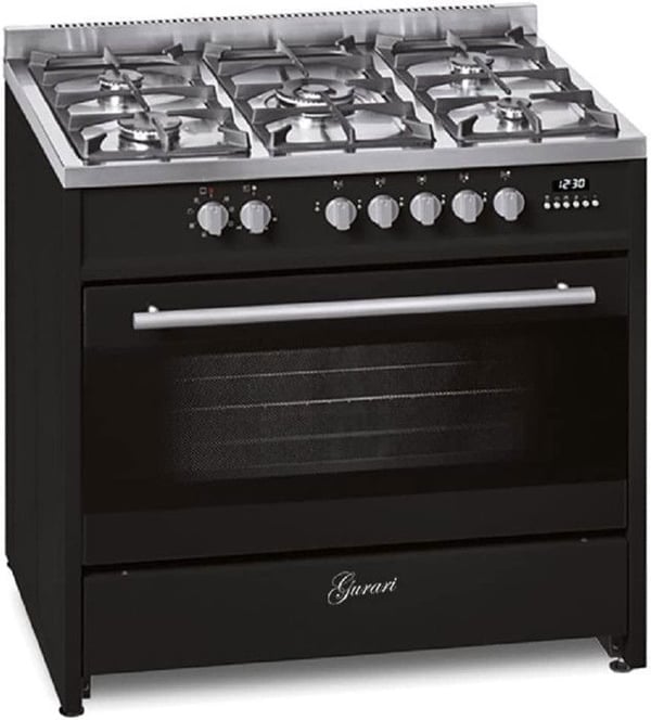 Gaskök - GURARI - GCH E 911 BL - 5 brännare - 8 funktioner - XXL Ugn 121L