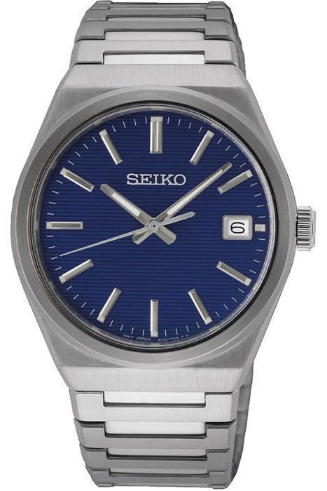 Herrarmbandur - SEIKO - SUR555P1 - Vattentålighet 10 bar - Safirglas - Blå urtavla