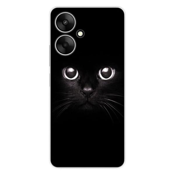 Tryckt silikonfodral som är kompatibelt med Xiaomi Redmi 13C 5G kattögon