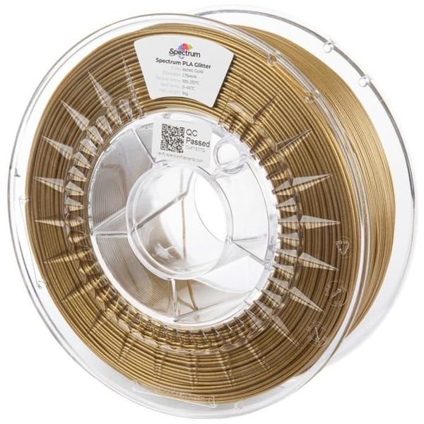 Tråd - FILAMENT - Aztekiskt guld - 1,75 mm - 1 kg - PLA Glitter