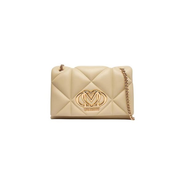 Love Moschino beige konstläder handväska