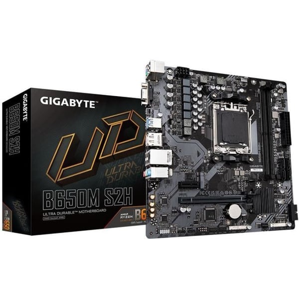 Moderkort - GIGABYTE - B650M S2H - AM5 - DDR5 - 128 GB max