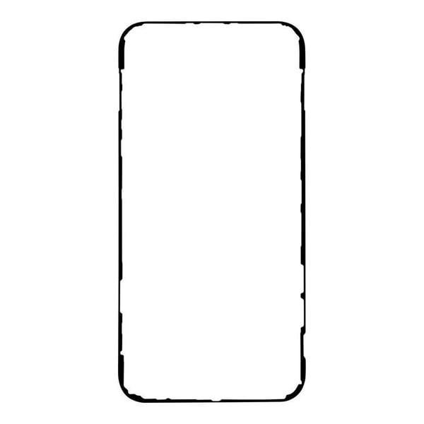 Tejp - iPhone 11 - Svart - LCD Skärm Fästning - Pålitlig Installation - Återställd Vattentålighet