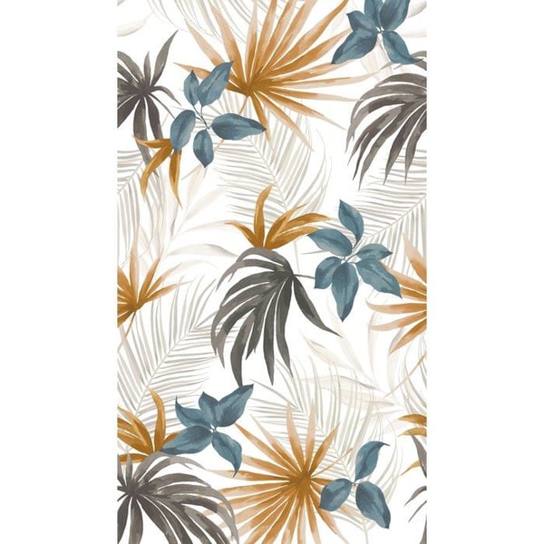 Non-woven tapet - Botanisk & Dschungel - Beige - 53 x 880 cm - Utan mönsterpassning