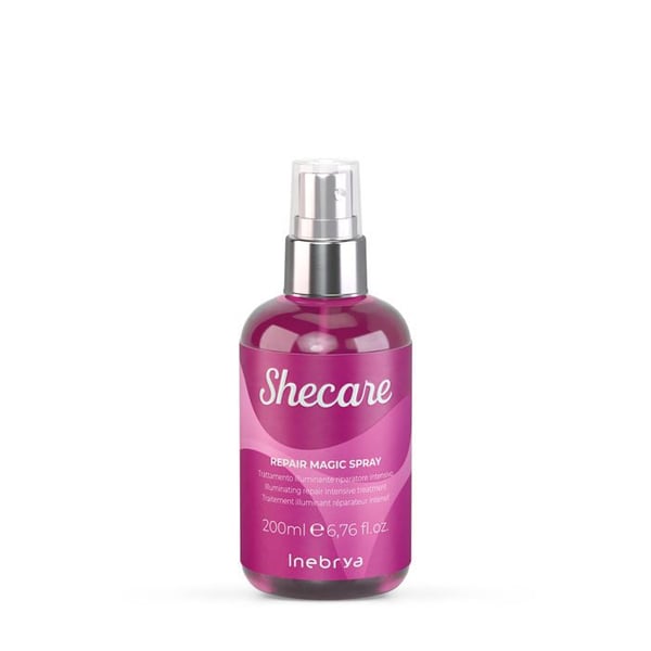Reparationsspray - INEBRYA - She Care - 200ml - Skadat Hår - Specifik Vård för Kvinna