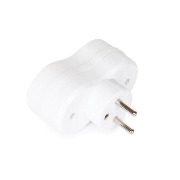 Grenuttag - VELLEMAN - 2 uttag - 3500 W - 230 V~ 16 A - Inomhus - Vit