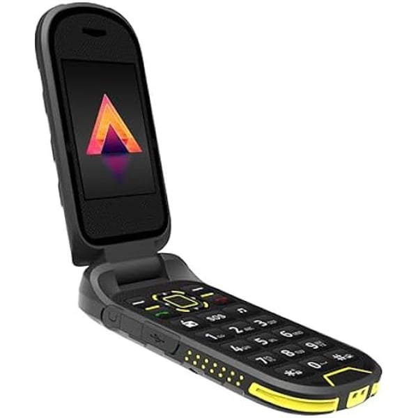 Hammer Bow LTE 4G Clamshell Rugged Mobiltelefon Kontraktsfri IP68 Dammtät Rugged med 1200 mah stort batteri