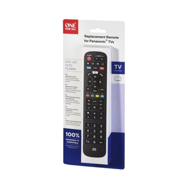 ONE FOR ALL URC4914 - Erstatningsfjernbetjening til Panasonic TV