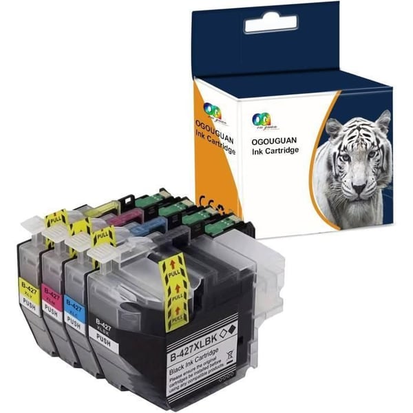 OGOUGUAN LC427XL Kompatibla bläckpatroner lc427xl för Brother MFC-J5955DW, MFC-J6955DW, MFC-J6957DW, MFC-J6959DW, HL-J6010DW