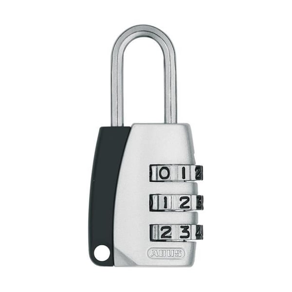 Kombinationslås - ABUS - 155-20mm - Grå - Hölje i zink - Ögla i stål